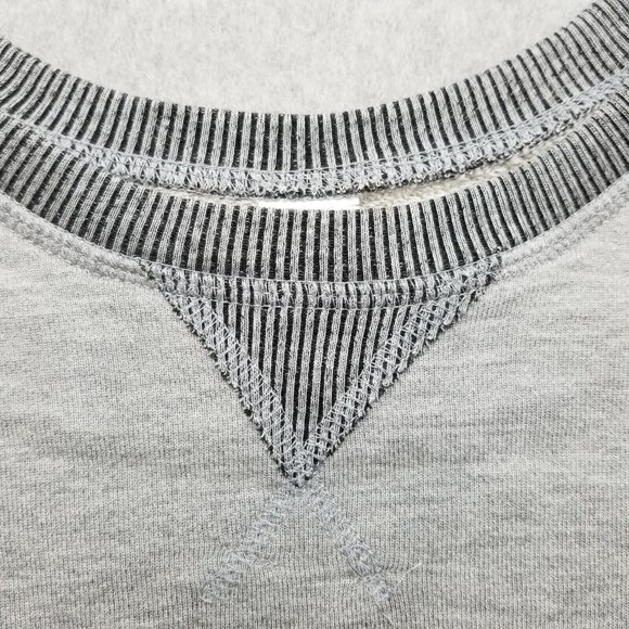 Spirit‎ Jersey Sweater Womens Gray Pullover Crew Neck Casual Sweatshirt - Picture 5 of 10